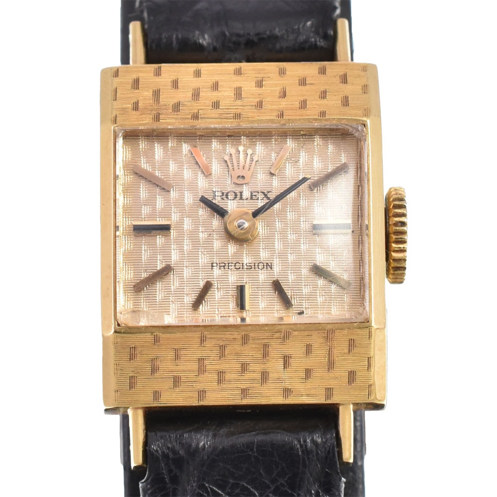 ロレックス ROLEX 2613 ヴィンテージ プレシジョン K18YG 手巻き レディース 美品 Y#146341