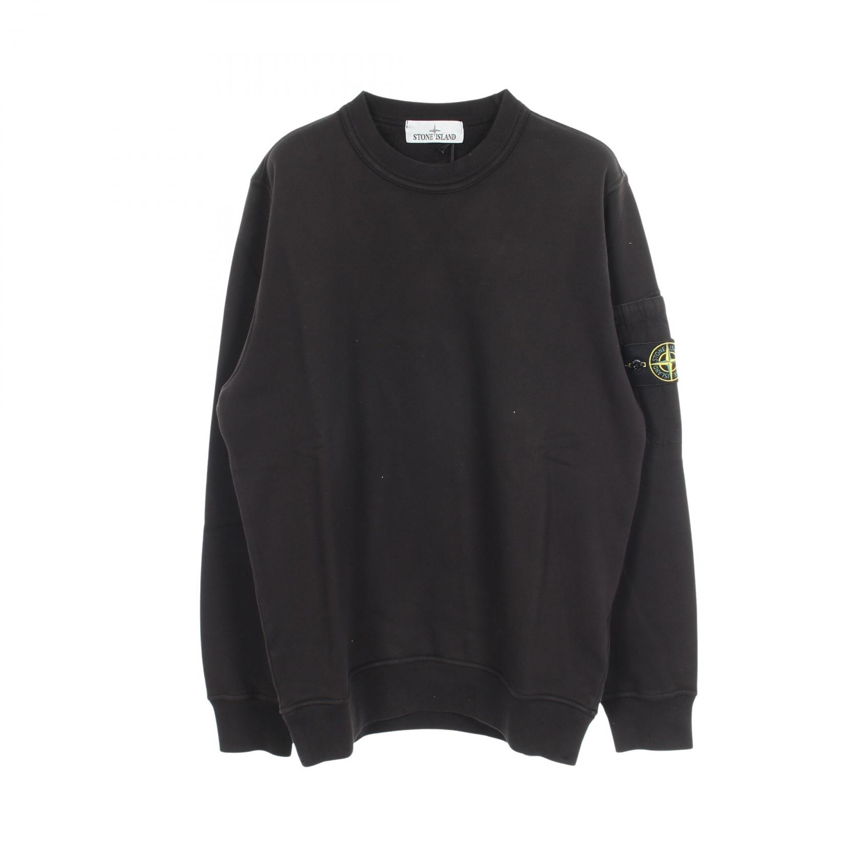 ストーンアイランド STONE ISLAND スウェット 衣料品 トップス コットン メンズ ブラック系 L1S156100019V0029M 【新品】