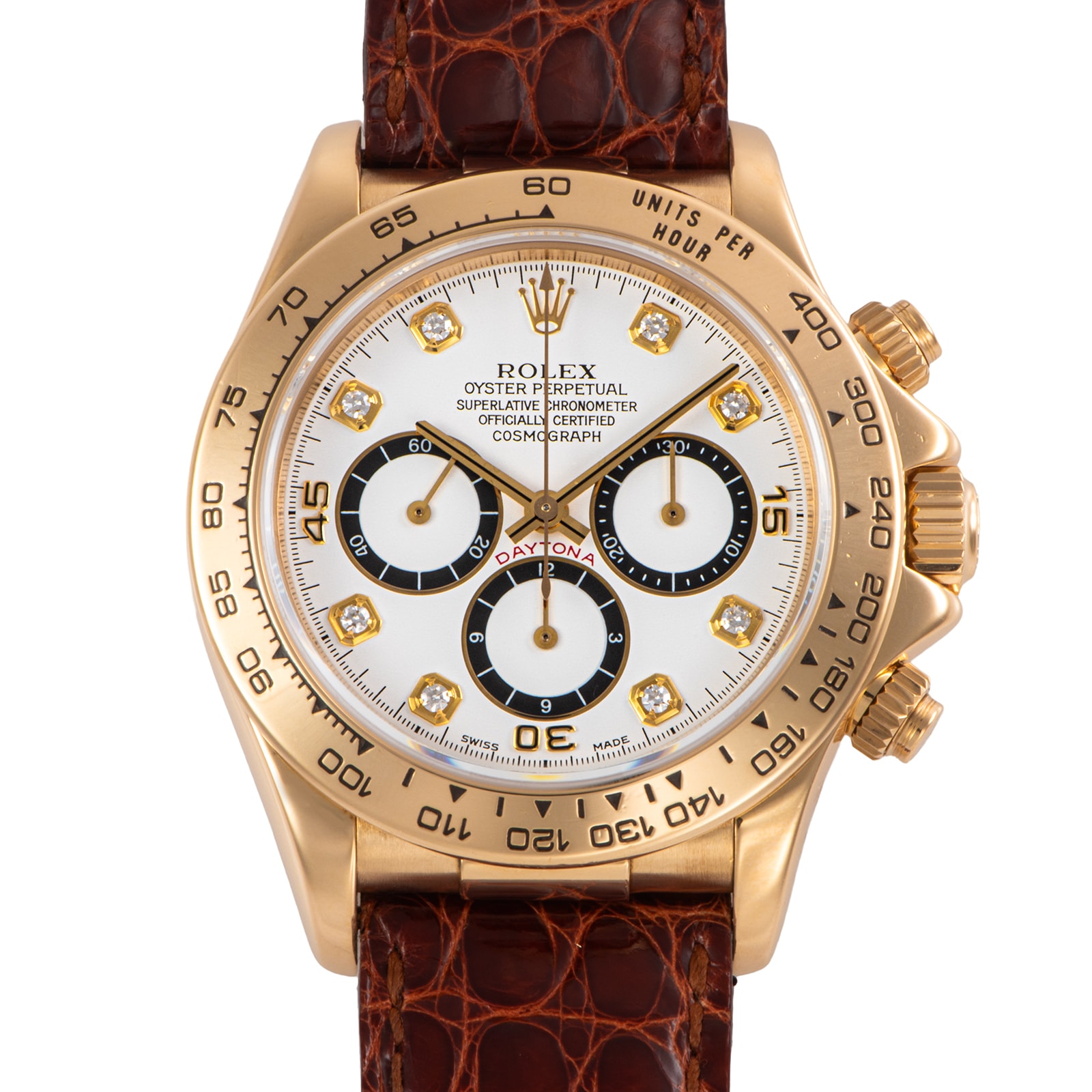ROLEX ロレックス デイトナ 16518G N番 inverted six K18YG【中古】