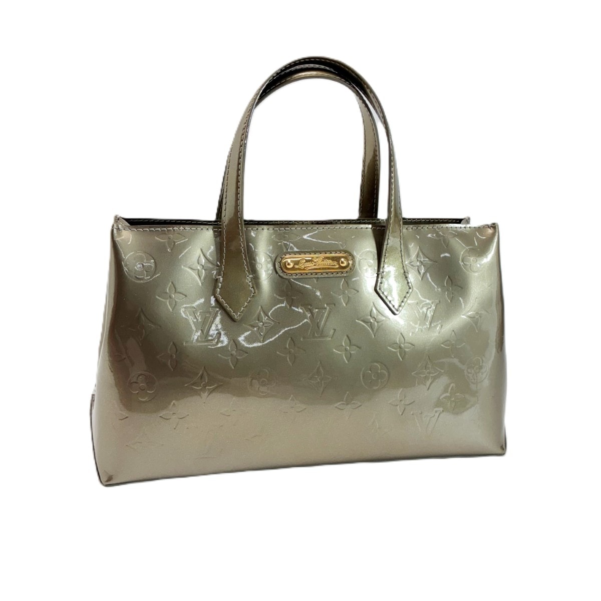 LOUIS VUITTON ルイヴィトン ヴェルニ ウィルシャー M91627 グリーン トートバッグ