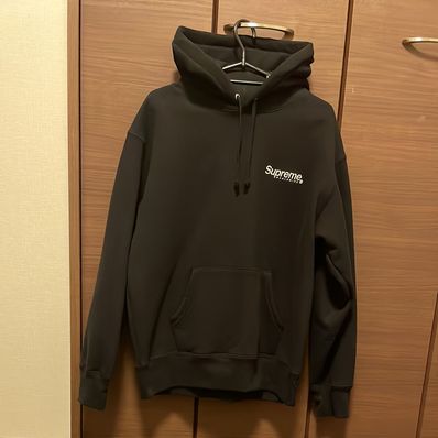 Supreme Worldwide Hooded Sweatshirt "Black"