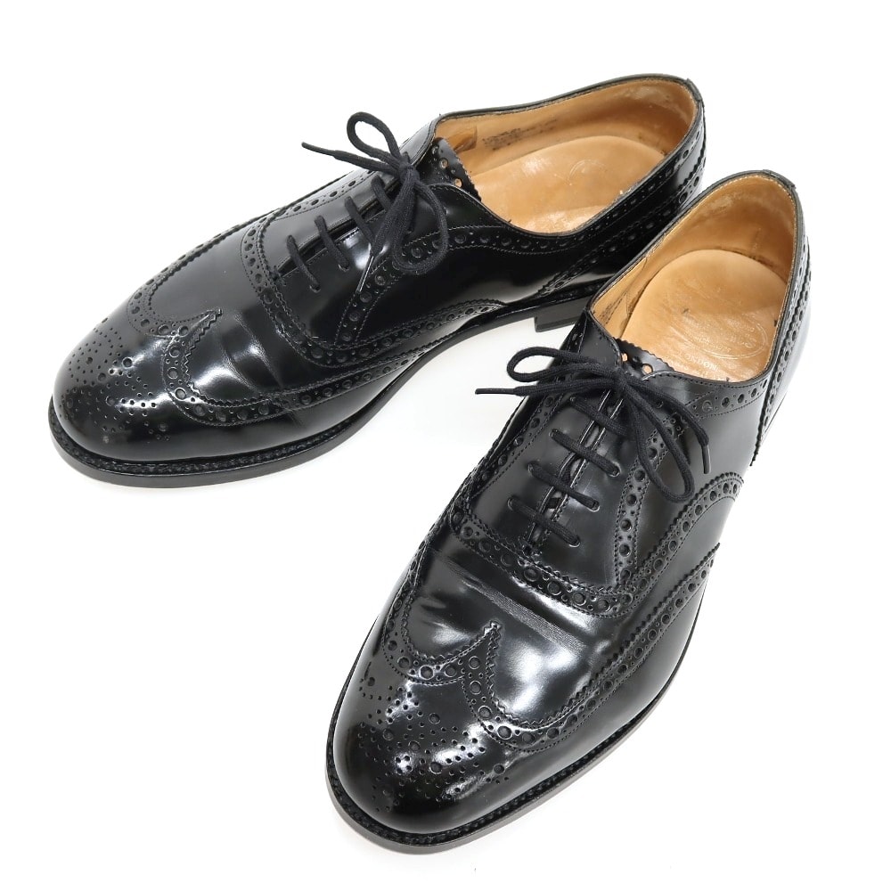 【中古】チャーチ CHURCH'S Burwood バインダーカーフ ドレスシューズ ブラック【サイズ100G】【メンズ】