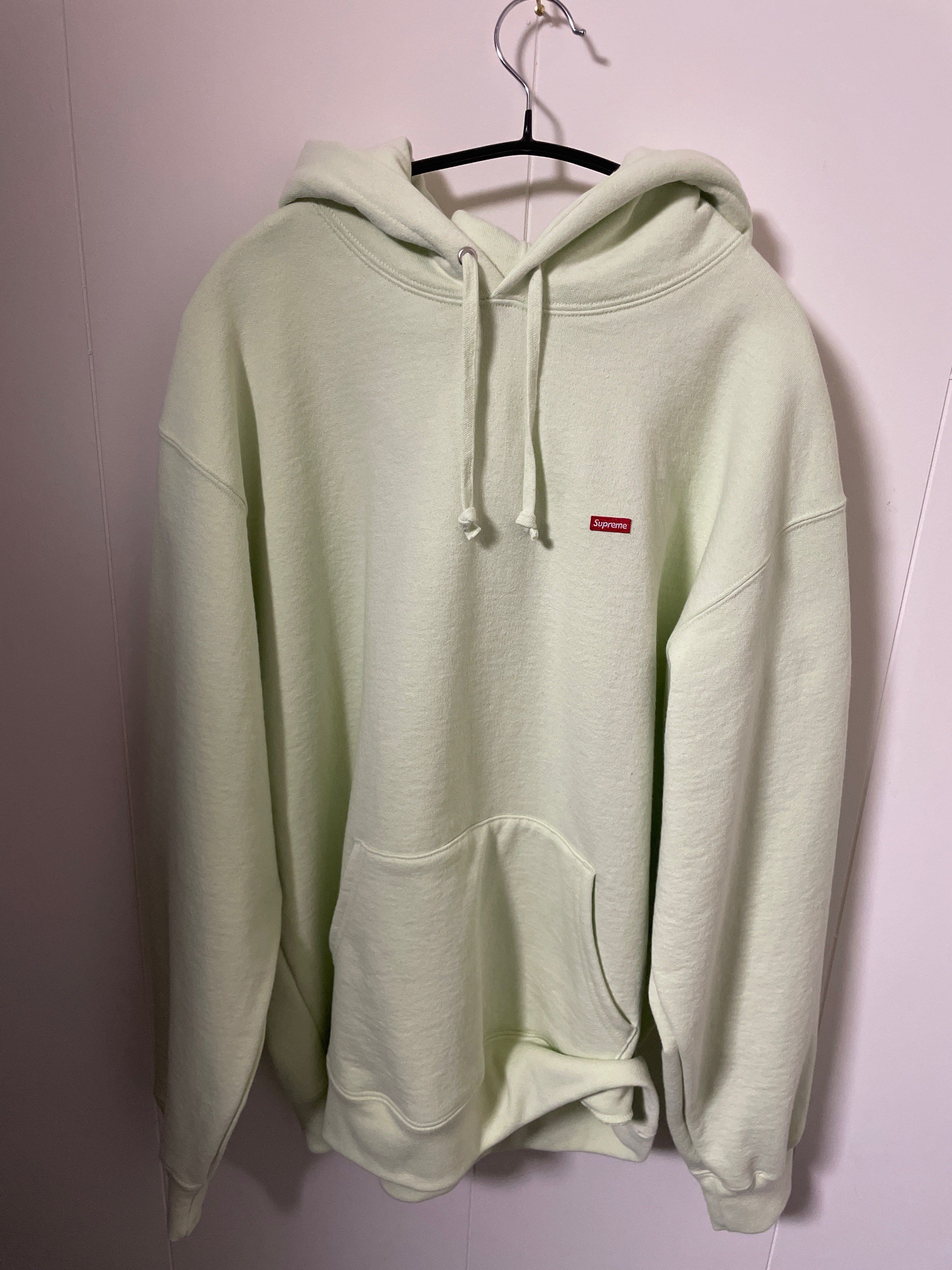 Supreme Small Box Hooded Sweatshirt "Pale Green" (22SS)