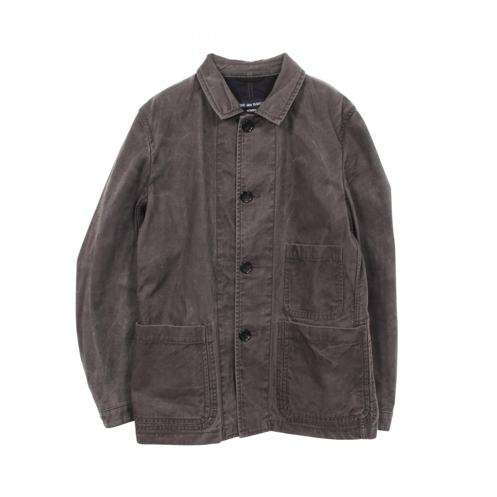 コムデギャルソンオム COMME des GARCONS HOMME デニムジャケット 衣料品 アウター コットン メンズ グレー系 HD-J031 【中古】