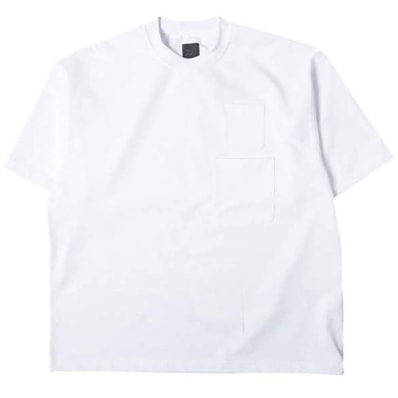 新品 DAIWA PIER39 ダイワ ピア39 25SS TECH W/POCKET CREW TEE テックダブルポケットクルーネックTシャツ BE-32025 L WHITE 半袖 トップス g27070