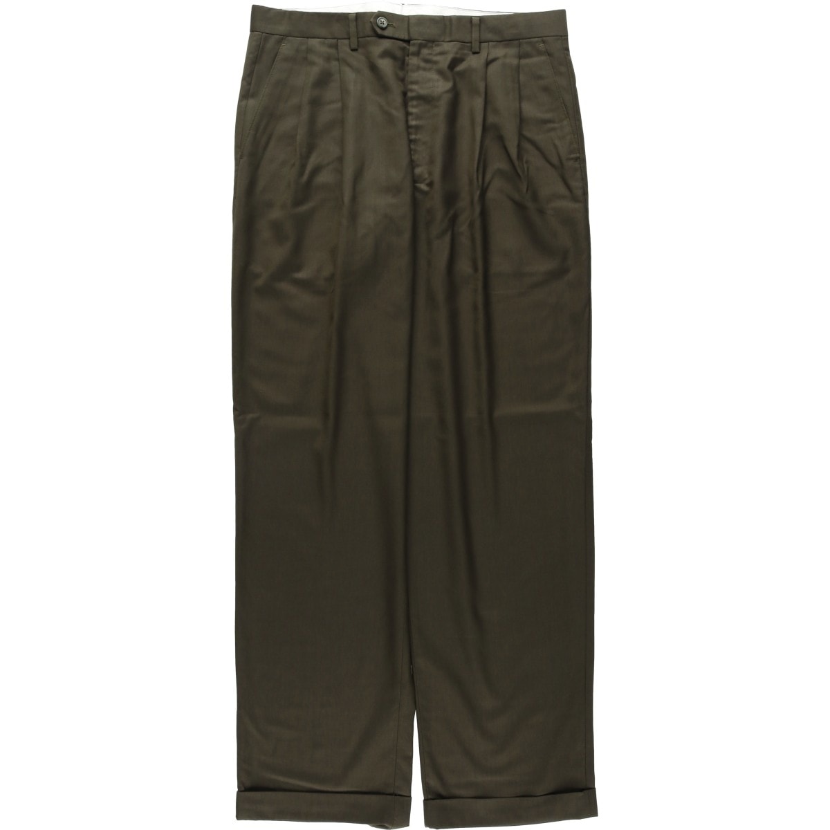 古着 ラルフローレン Ralph Lauren LAUREN ローレン ツータック スラックスパンツ メンズw33相当/eaa622093
