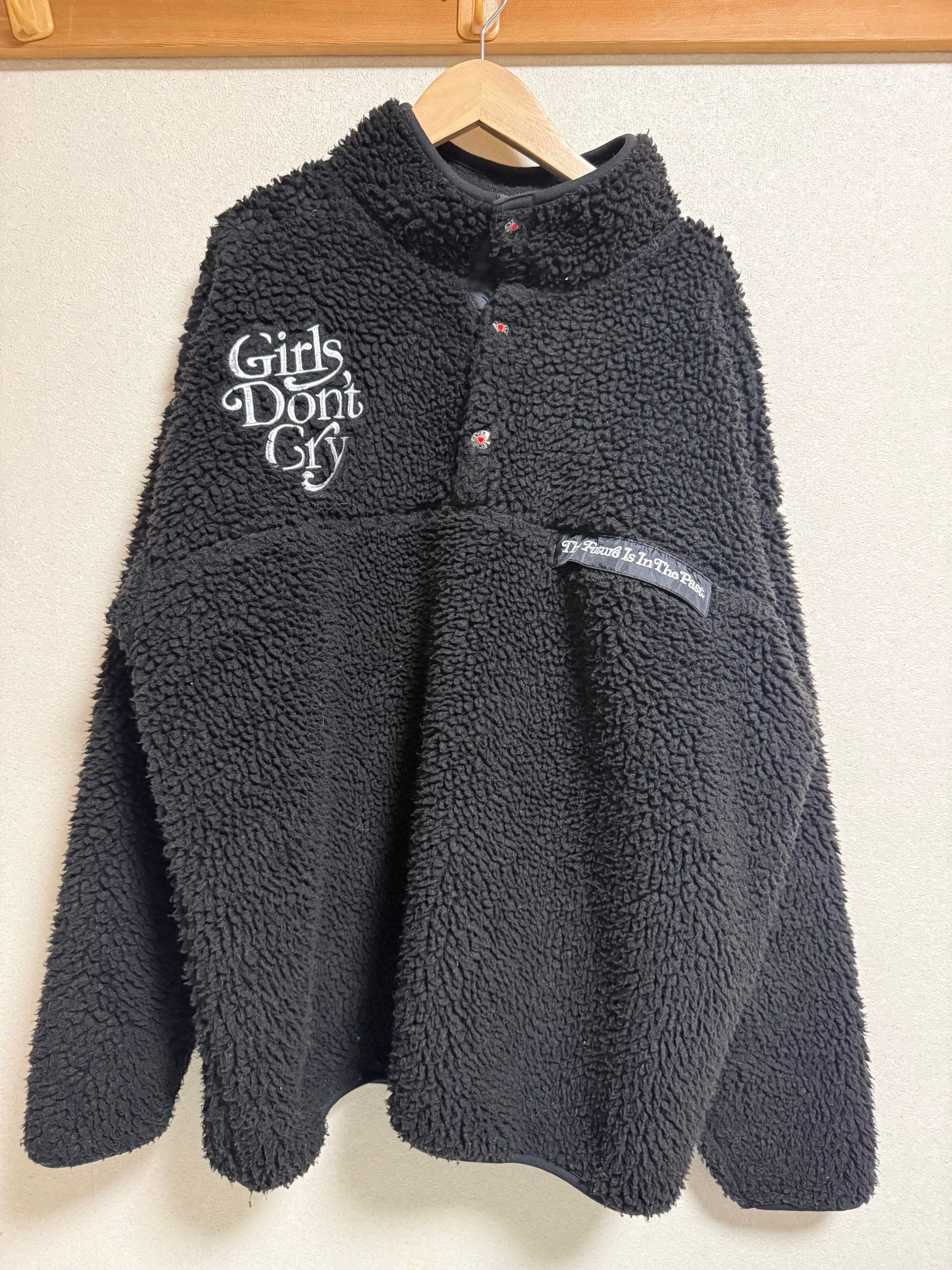 ヒューマンメイド ガールズドントクライ フリース ジャケット "ブラック" / ヴェルディ