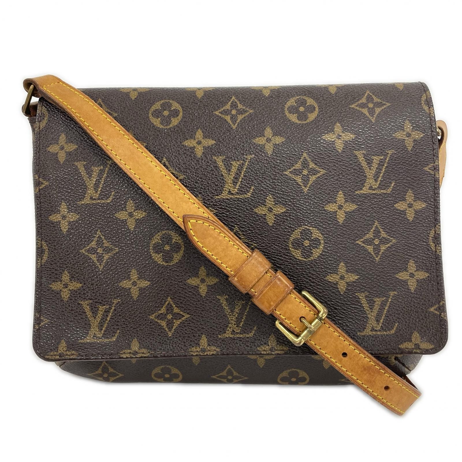 LOUIS VUITTON ルイ・ヴィトン ミュゼット・タンゴ ショートショルダー ブラウン M51257 ショルダーバッグ モノグラムキャンバス ブラウン レディース【中古】
