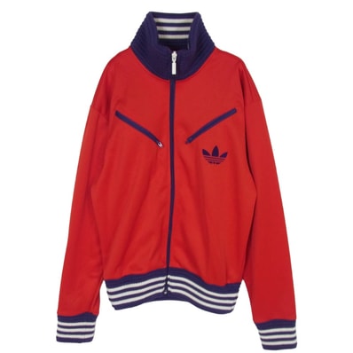 adidas アディダス ジャケット IB3443 Adicolor Heritage Now NEW MONTREAL 22 JACKET ニューモントリオール ジャージ トラックジャケット レッド系 S【中古】