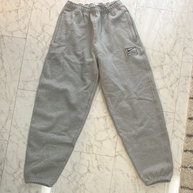 Stussy x Nike Fleece Pants (US Size) "Grey" DO9340-063
