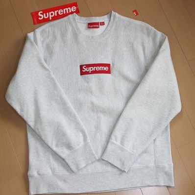 Supreme Box Logo Crewneck Sweatshirt "Ash Grey" (18FW)