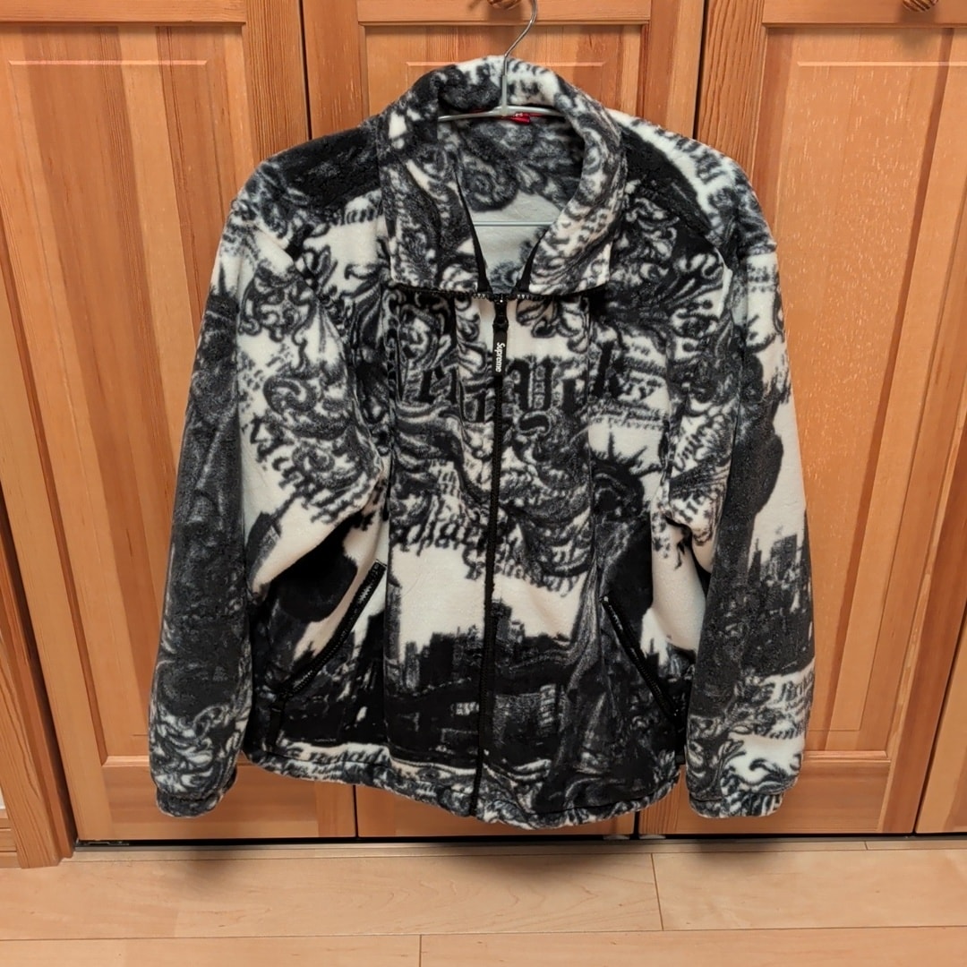 Supreme New York Fleece Jacket "White"