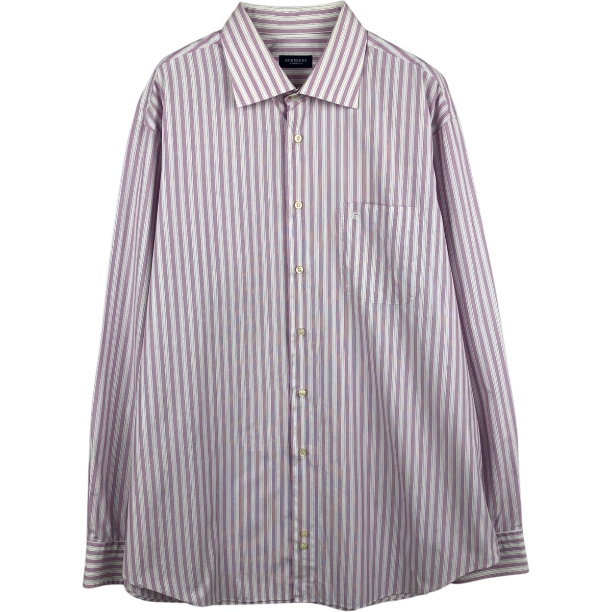 古着 バーバリー Burberry's LONDON 長袖 ストライプシャツ メンズXL相当/eaa634898