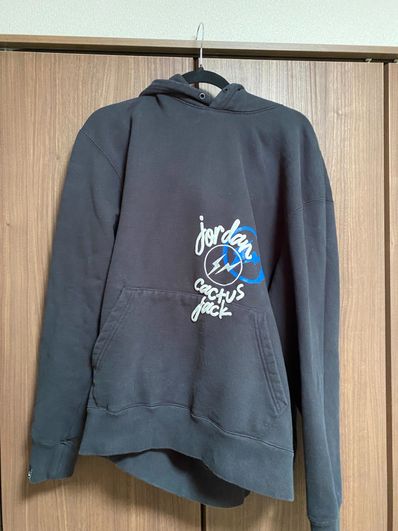 Air Jordan Travis Scott Fragment Hoodie "Black"