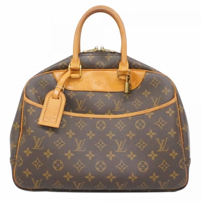 ★最終価格【6da0172】ルイヴィトン ハンドバッグ モノグラム ドーヴィル M47270 ブラウン【中古】レディース