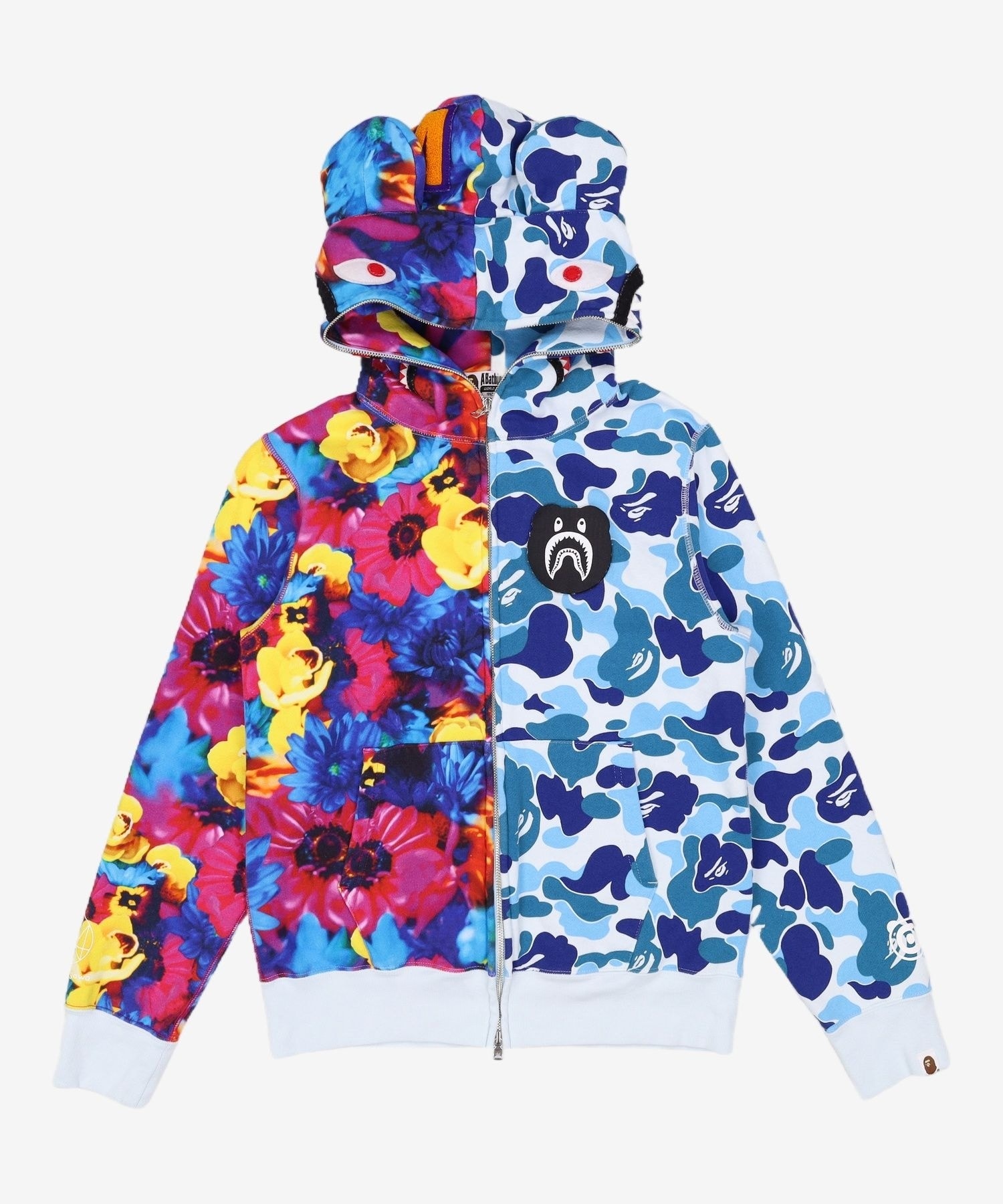 hooded zip-up