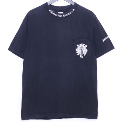 CHROME HEARTS オールド ネックロゴヴァインダガーポケット スクロールラベル Tシャツ