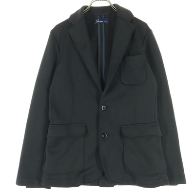FRED PERRY フレッドペリー ワンポイントロゴ 長袖 テーラードジャケット XS ブラック