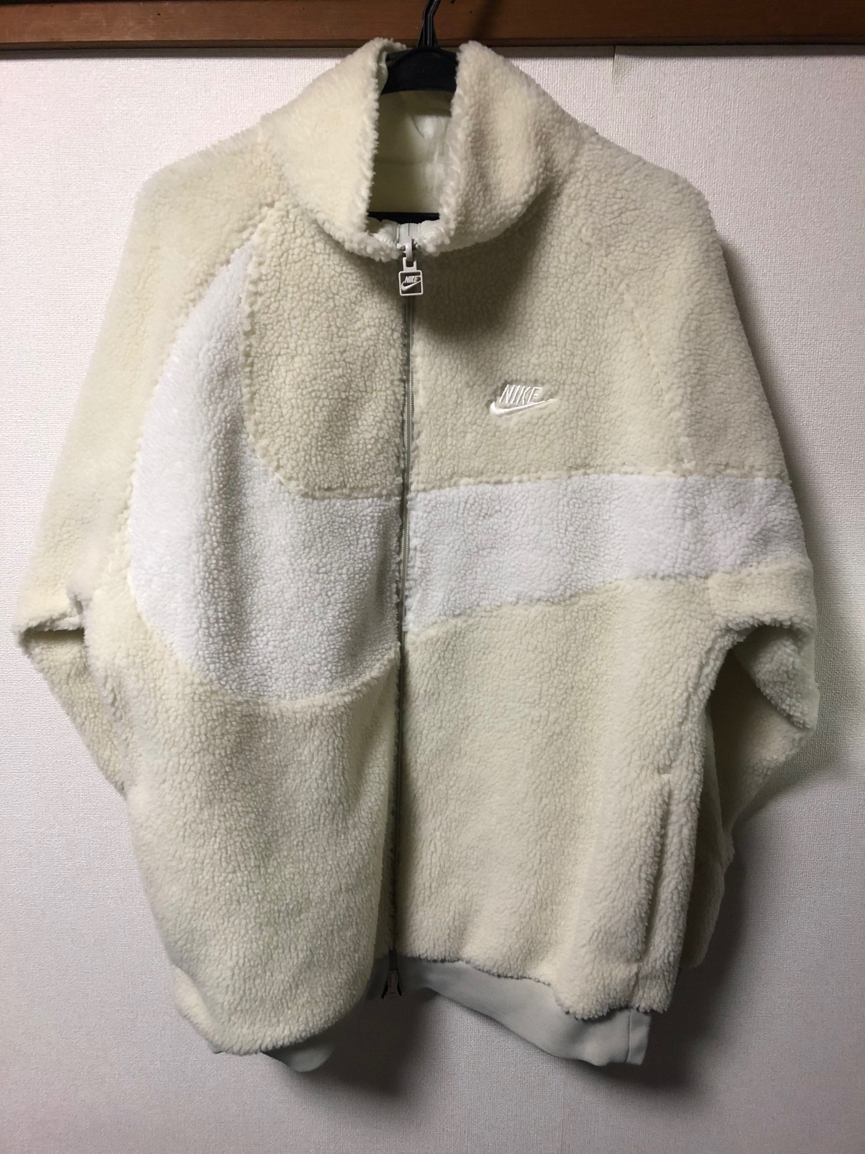 Nike Big Swoosh Boa Jacket "Light Bone/Sail"