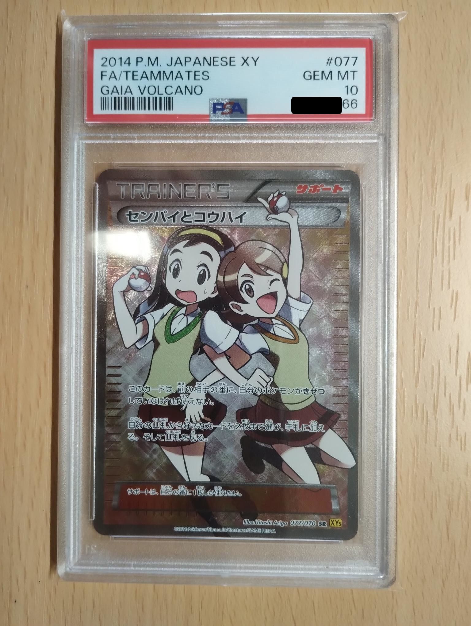 センパイとコウハイ SR :1ED [XY5-G 077/070](拡張パック「ガイアボルケーノ」)