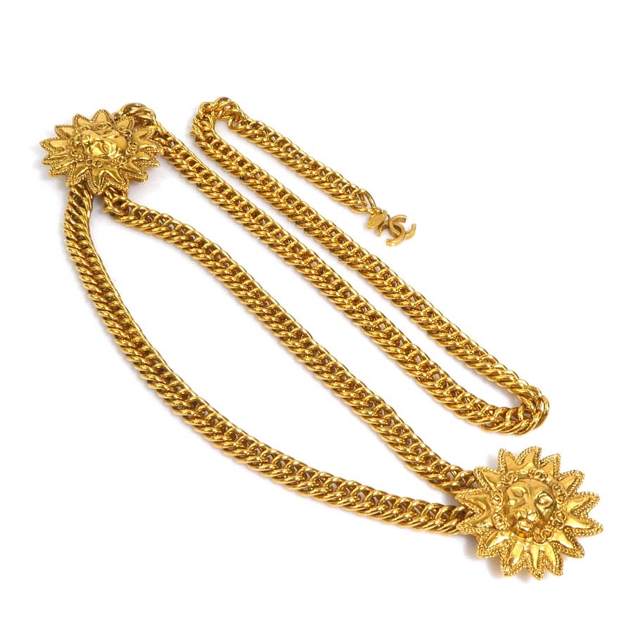 シャネル CHANEL ベルト メタル ゴールド レディース【中古】 e61731