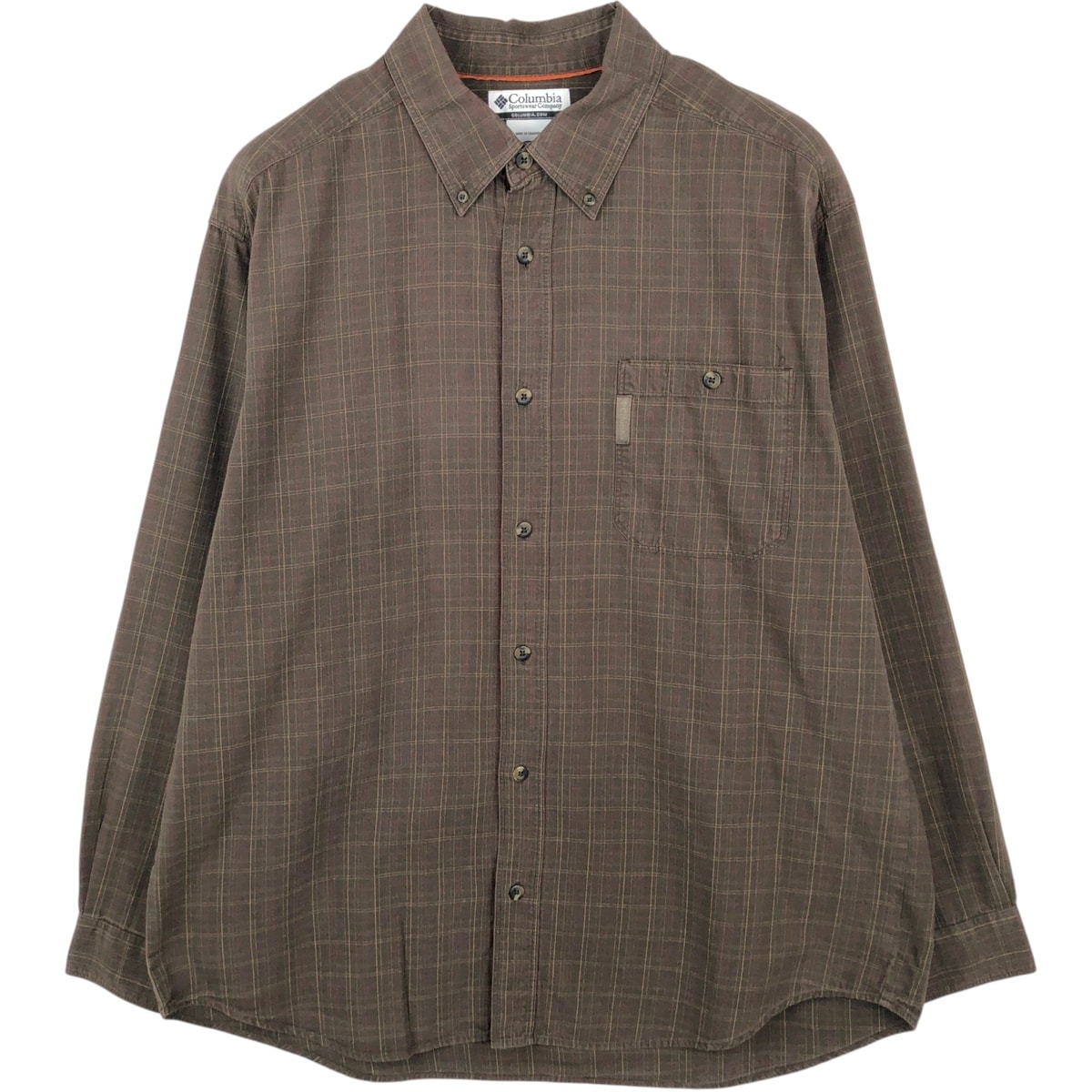 古着 00年代~ コロンビア Columbia 長袖 ボタンダウンチェックシャツ メンズXL相当/eaa662815