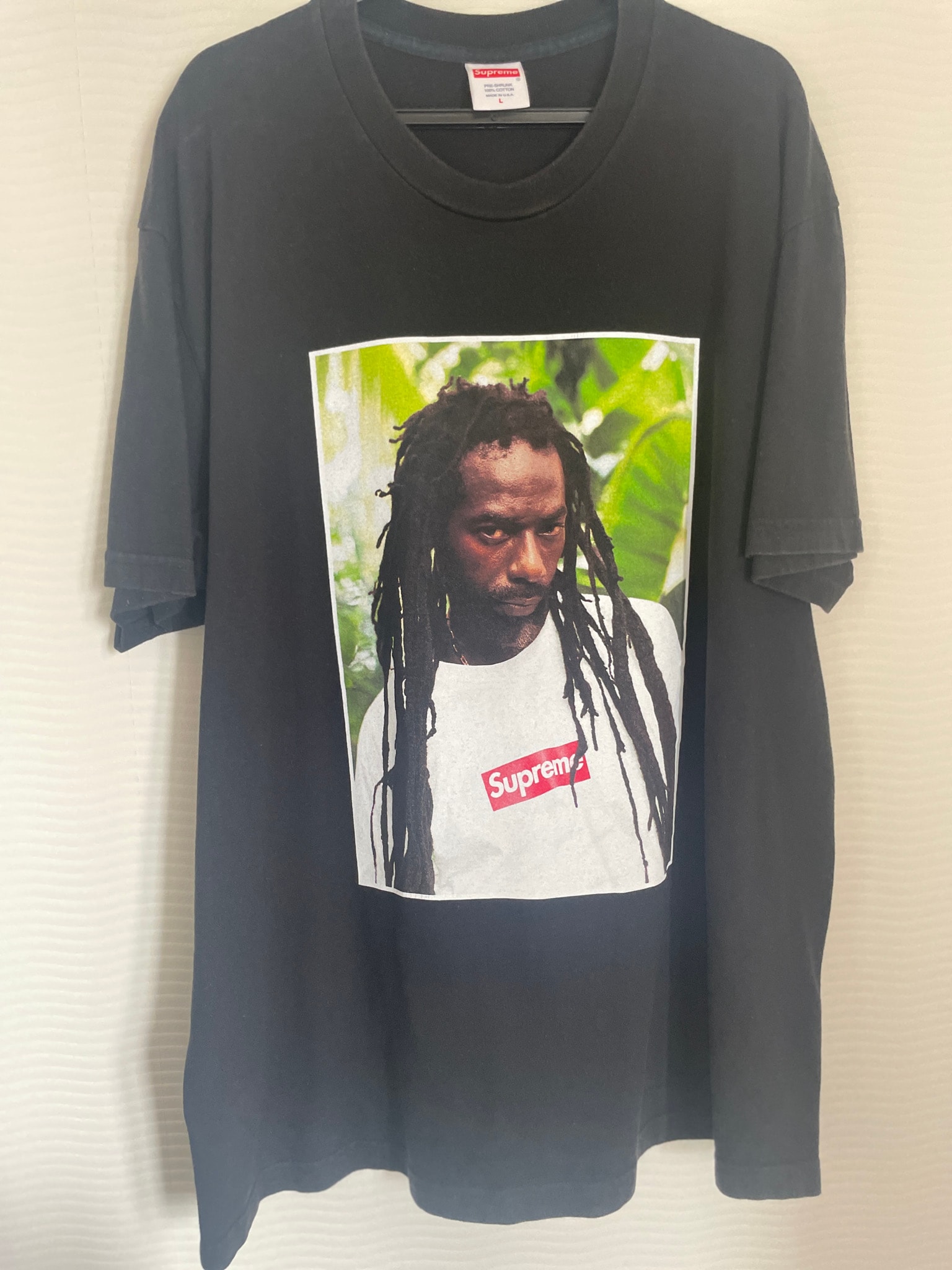 Supreme Buju Banton Tee "Black"