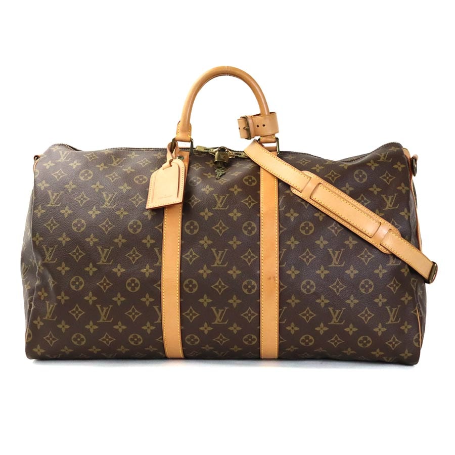 ルイ ヴィトン LOUIS VUITTON ボストンバッグ モノグラム キーポル バンドリエール55 モノグラムキャンバス ブラウン ユニセックス M41414【中古】 90305a
