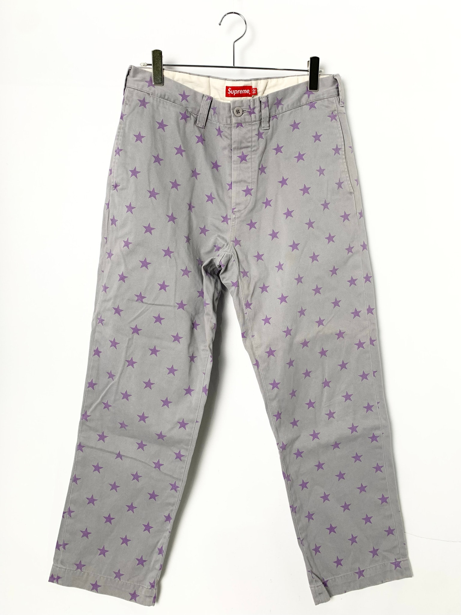 Supreme Chino Pant "Grey Stars"(22SS)