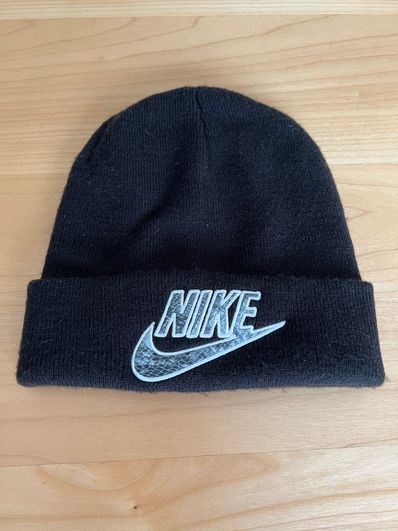 Supreme / Nike® Snakeskin Beanie "Black"