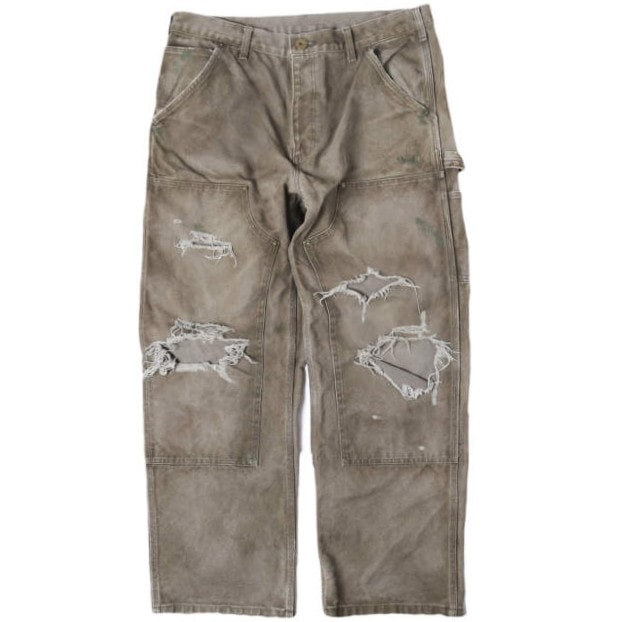 C (やや傷や汚れあり)】KAMIYA カミヤ 24AW 日本製 Boro Painter Pants