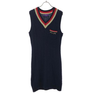 BEAMS ゴルフ ノースリーブ Vネックニット ワンピース