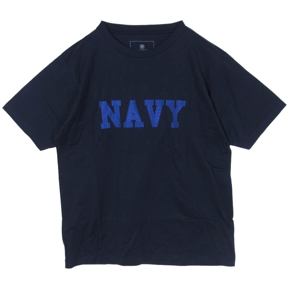 uniform experiment ユニフォームエクスペリメント Tシャツ UE-123109 NAVY 半袖 Tシャツ カットソー ネイビー系 3【中古】