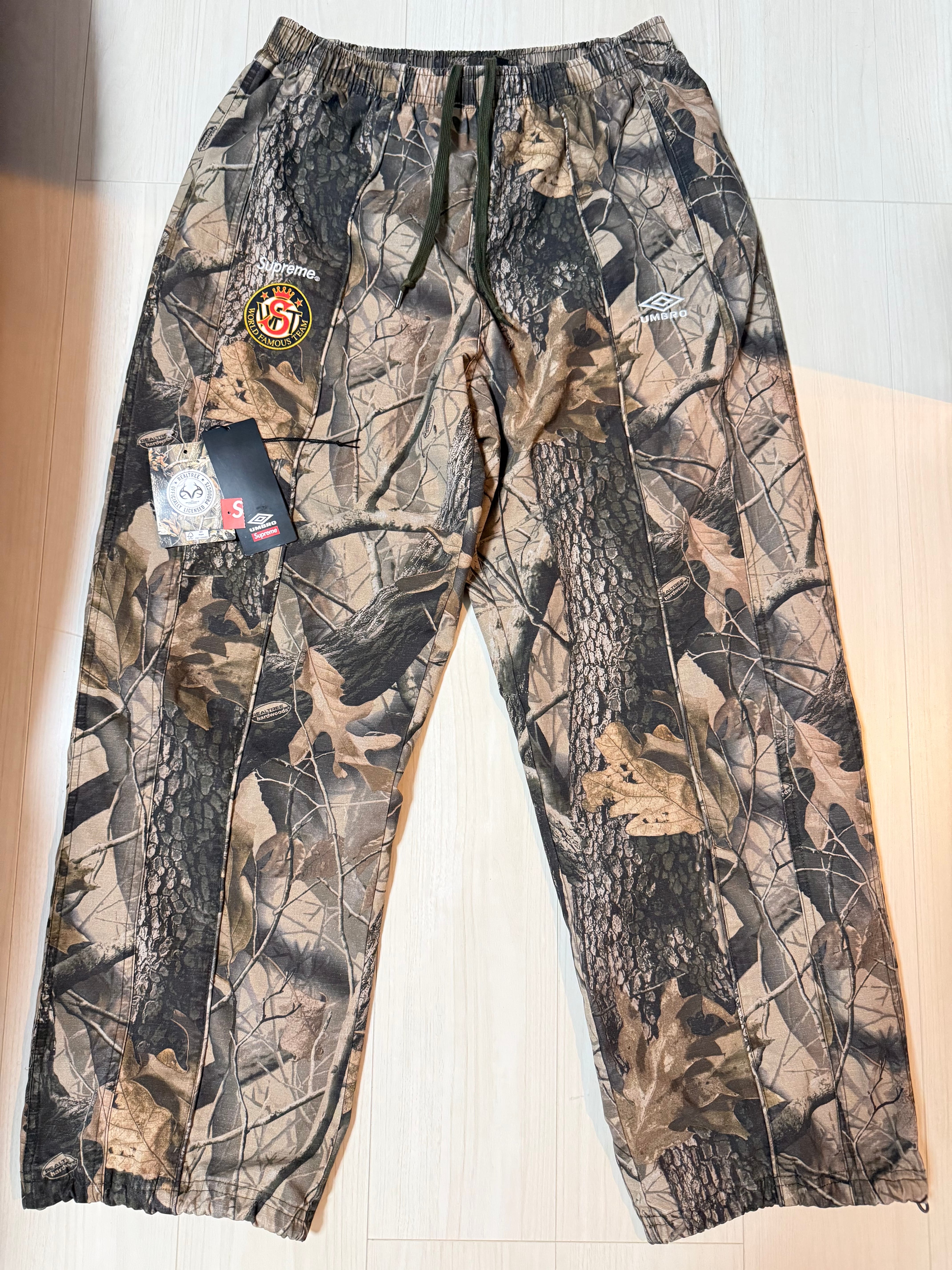 Supreme x Umbro Cotton Ripstop Track Pant (26SS) "Realtree Hardwoods Camo"