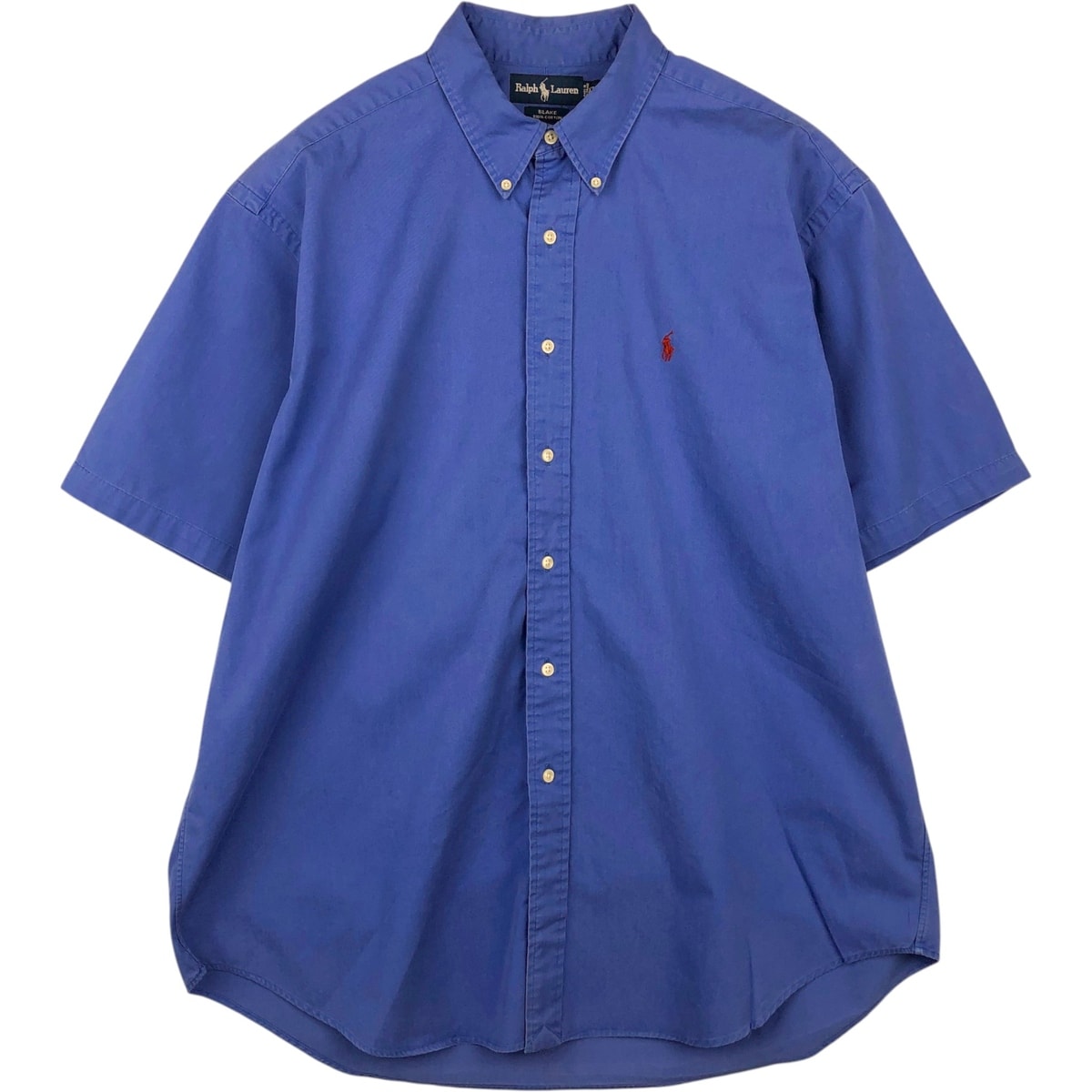 古着 ラルフローレン Ralph Lauren BLAKE 半袖 ボタンダウンシャツ メンズXL相当/eaa636685