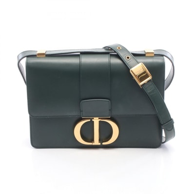 ディオール Dior 30 MONTAIGNE モンテーニュ ショルダーバッグ バッグ レザー レディース グリーン系 M9203UMOS 【中古】
