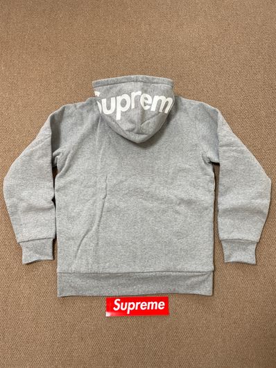 シュプリーム フードロゴ サーマル ジップアップ パーカー