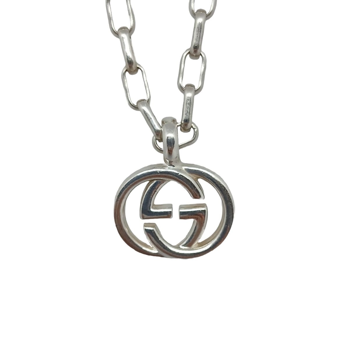 GUCCI グッチ インターロッキングG ネックレス 295710 シルバー925 シルバー  レディース【中古】