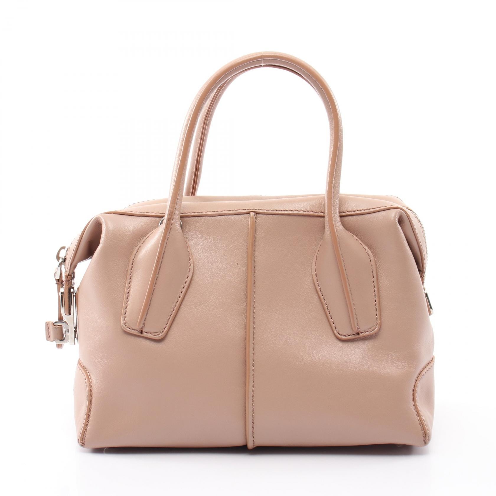 トッズ TOD'S D-STYLING MINI ハンドバッグ バッグ レザー レディース ピンク系 【中古】