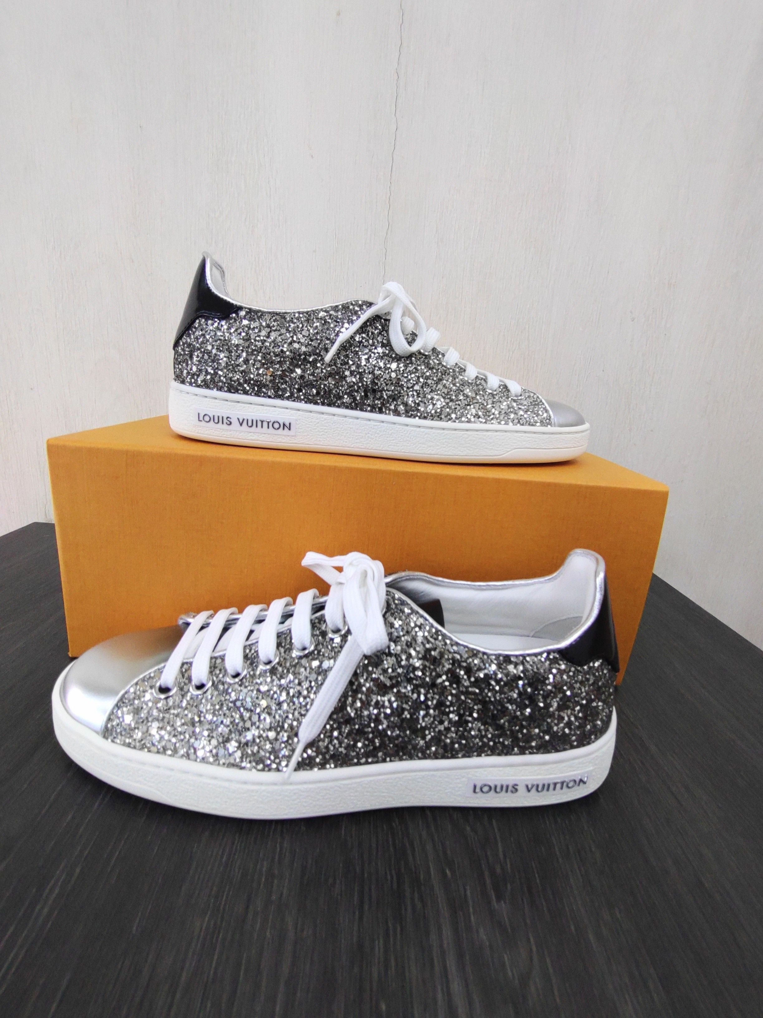 ルイヴィトン フロントローラインスニーカー グリッター