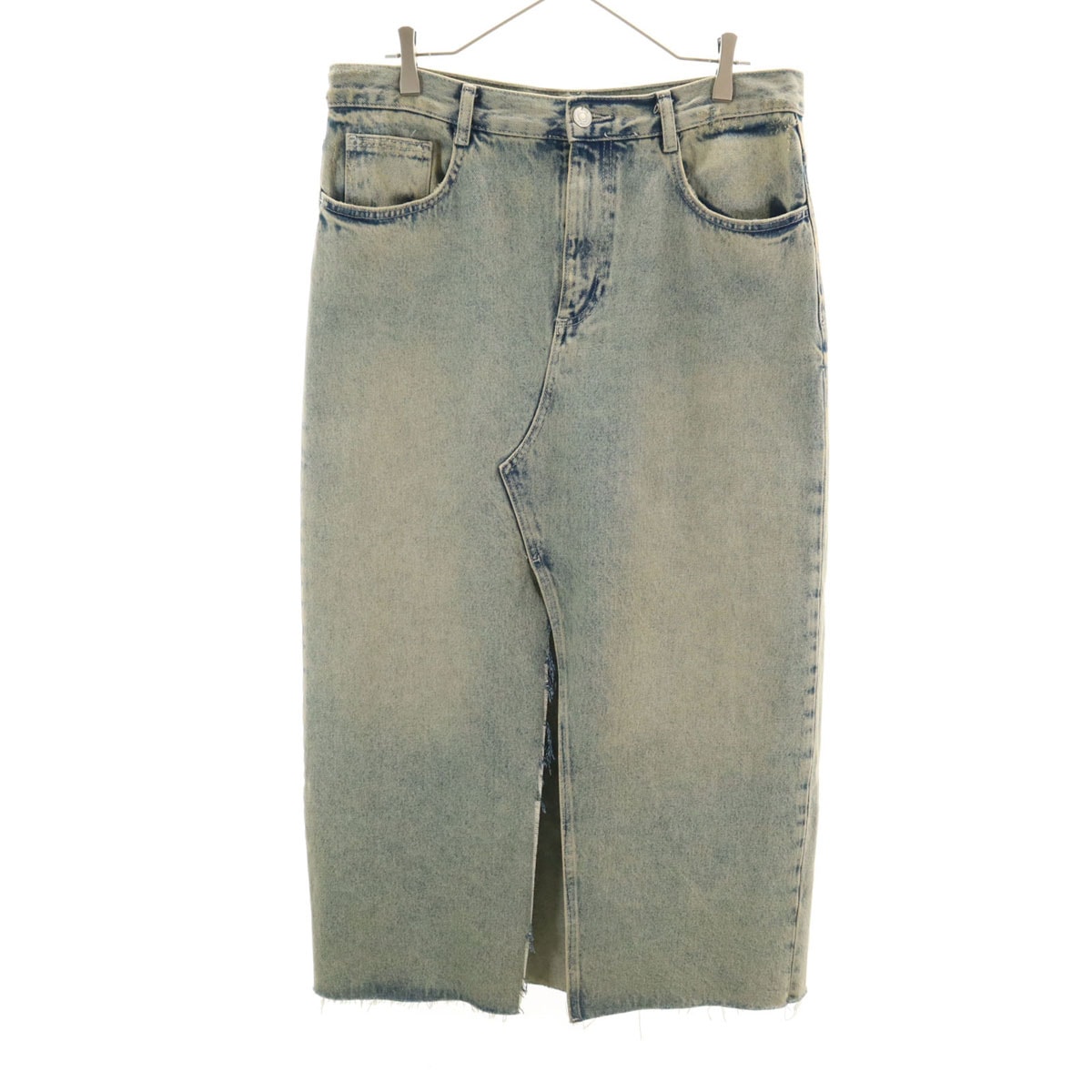 ZARA ザラ ロング丈 デニムスカート L ブルー系