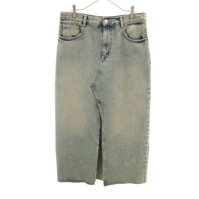 ZARA ザラ ロング丈 デニムスカート L ブルー系