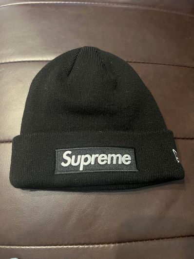 Supreme New Era® Box Logo Beanie "Black" (21FW)