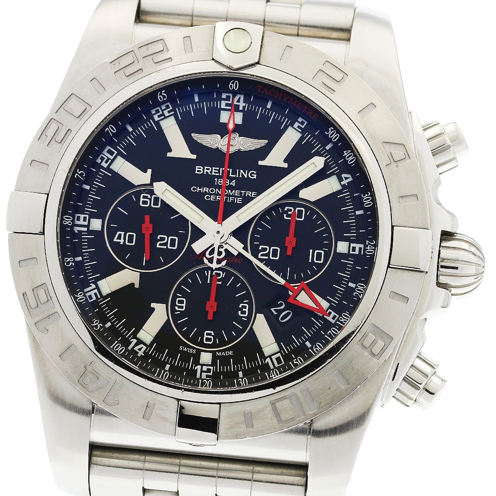 ブライトリング クロノマット GMT AB0412 メンズ 【中古】