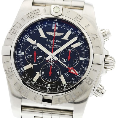 ブライトリング クロノマット GMT AB0412 メンズ 【中古】