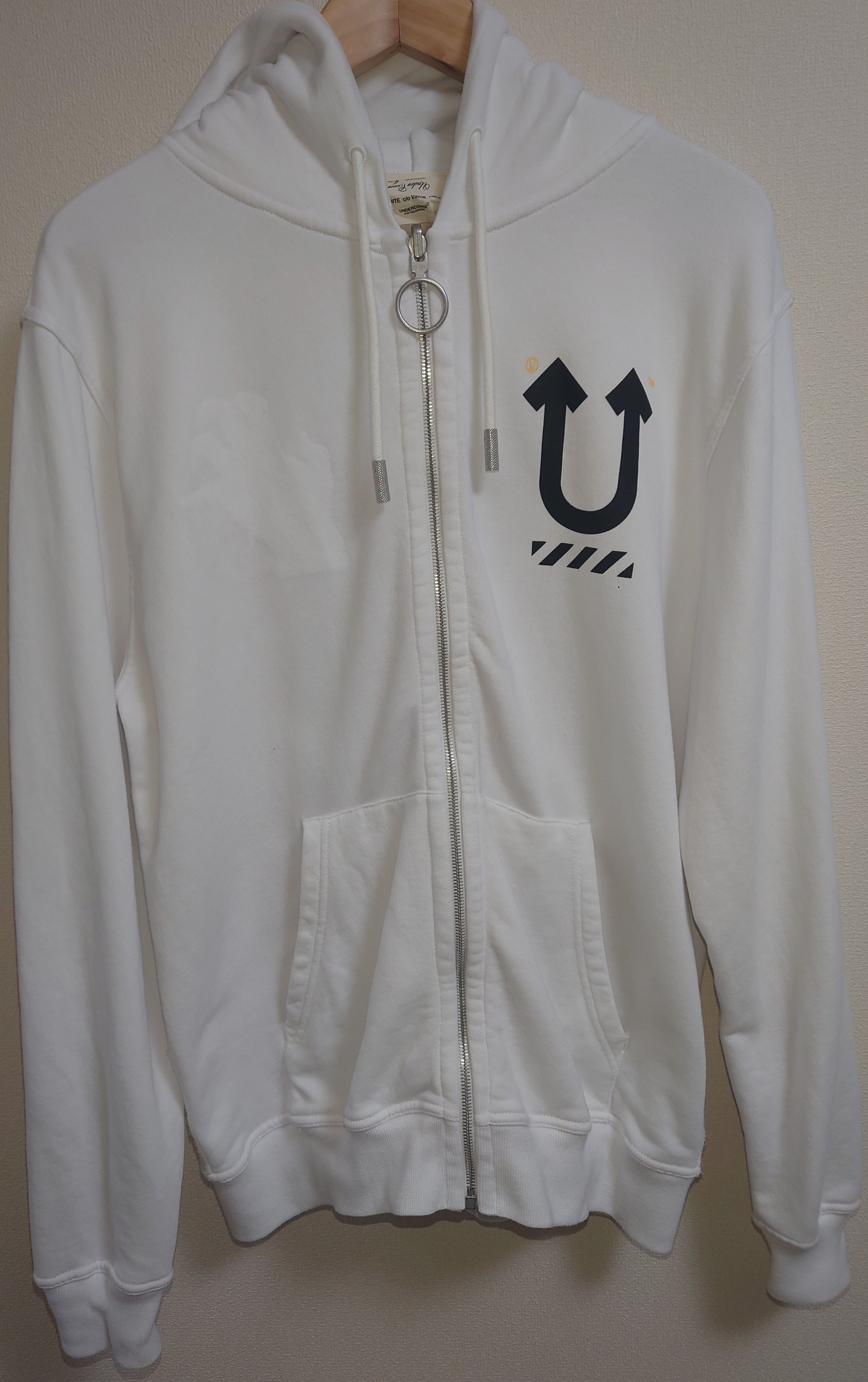 OFF-WHITE / SKELETON RVRS ZIP HOODIE