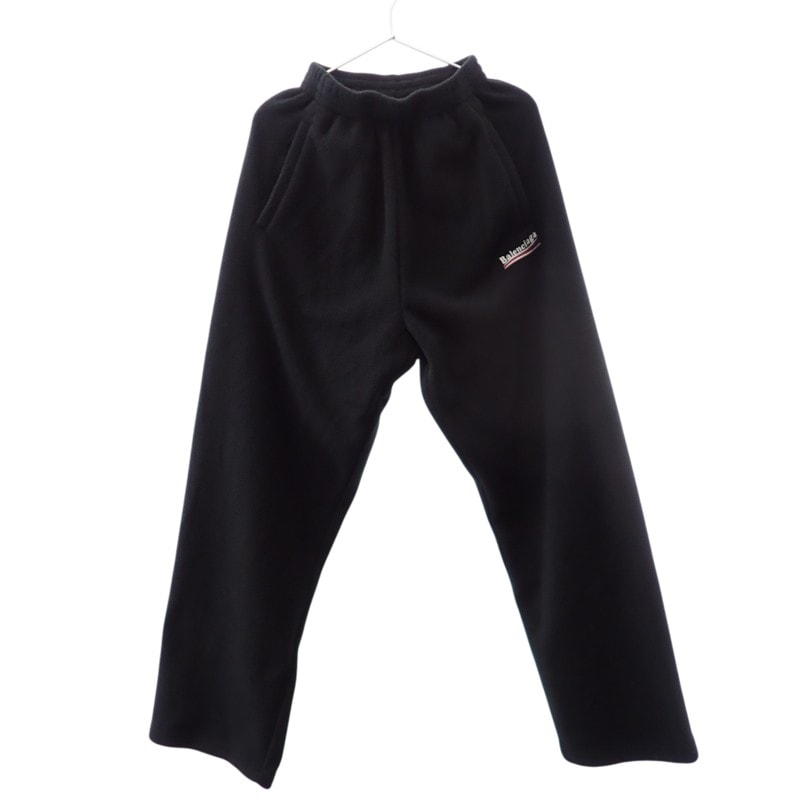 バレンシアガ フリースパンツ XXS ユニセックス 黒【中古】【ABランク】