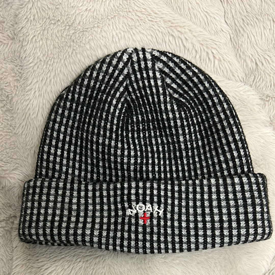 Noah Tri-Color Beanie "Black"
