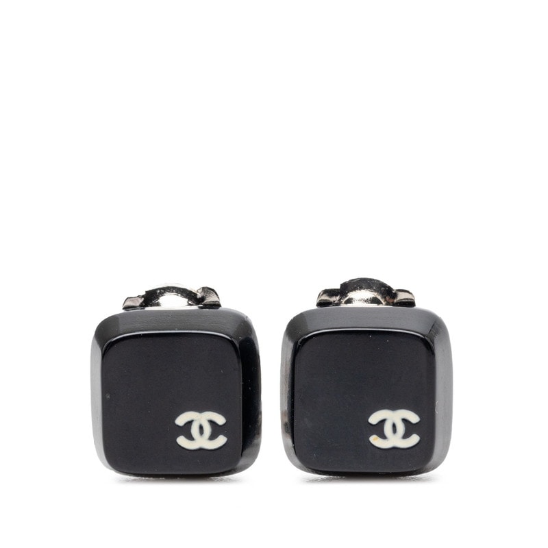 シャネル ココマーク キーキャップモチーフ イヤリング 00T刻印 ブラック プラスチック メタル レディース CHANEL 【中古】