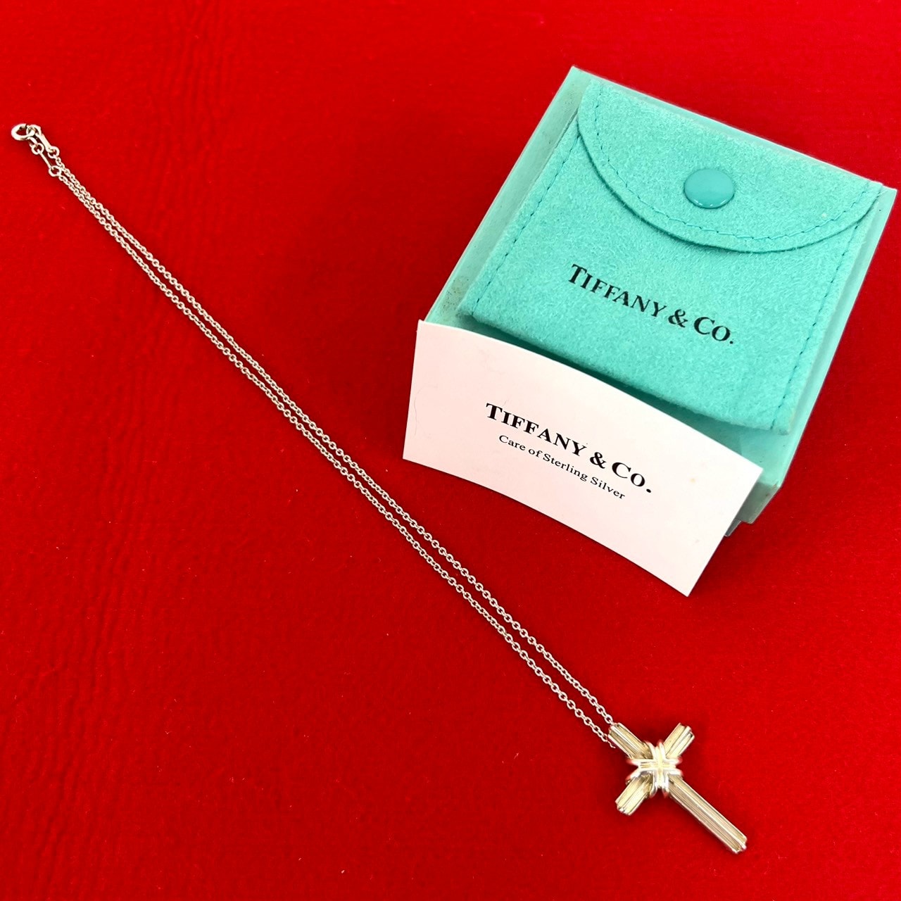 TIFFANY&Co. ティファニー シグネチャー クロス ネックレス シルバー925 ネックレス シルバー
24992